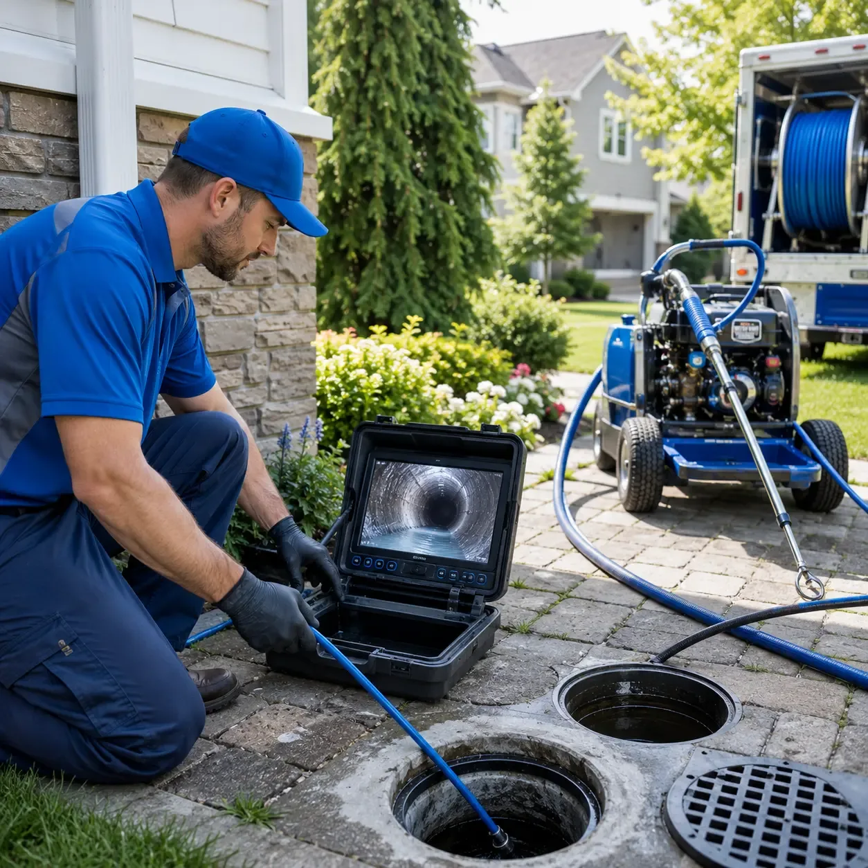 Outdoor drain cleaning professionals serving Centralia, KS